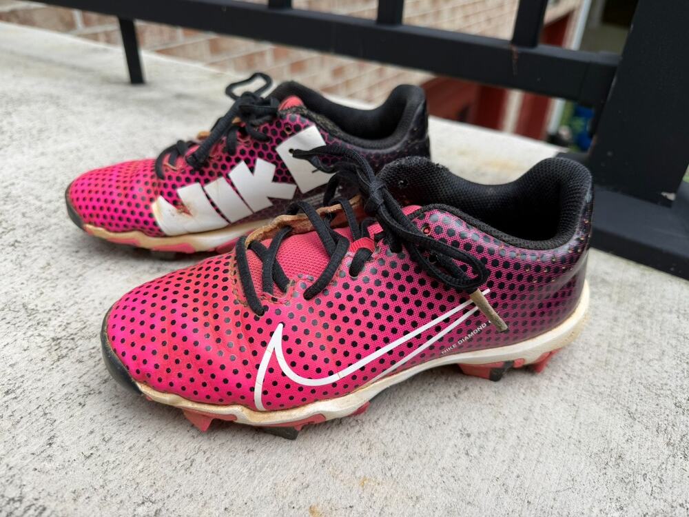 Nike HyperDiamond 4 Keystone Youth Girls Softball Cleats Size 3.5Y CZ5919-006